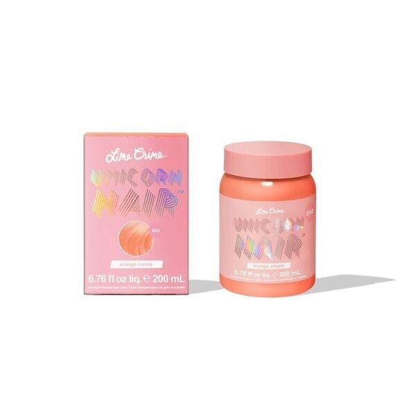 Lime Crime Unicorn Tint semi Hair Dye 6.76 ORANGE CREAM Salmon NEW NIB Pastel - Picture 1 of 2